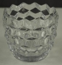Vintage Fostoria American Pattern Elegant Glass Candy Dish Base 3-7/8&quot; Tall - £14.23 GBP