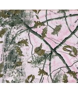 CABELA&#39;S ZONZ WOODLAND PINK 68&quot; WIDE FLEECE SOFT FABRIC CAMOUFLAGE  3 1/... - $74.54 CAD