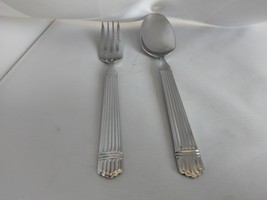 ROBERTS &amp; BELK ESPIRIT Salad Fork and Place Spoon Stainless 18/10 - £23.96 GBP