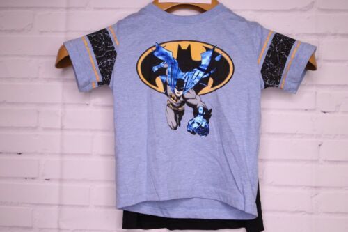 Primary image for DC Comics Batman Toddler Boys Size 2T Blue Black T-Shirt With Cape Short Sleeve