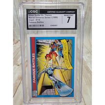 1990 Marvel Universe Silver Surfer and Thanos #116 CGC 7 - $17.97