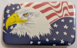 American Eagle American Flag Patriotic Pinback  - $93.82 MXN