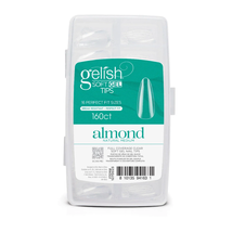 Gelish Soft Gel Tips Almond Natural Medium 160ct - $25.00