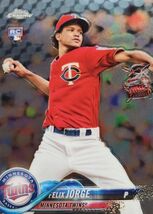 2018 Topps Chrome #127 Felix Jorge Twins RC Rookie Card MLB TWINS JUST P... - $1.83