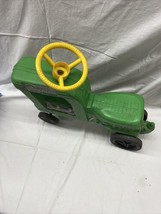 VTG RARE 21x18 Empire Blow Mold Kids Toy Plastic Green Ride On Tractor - £78.62 GBP