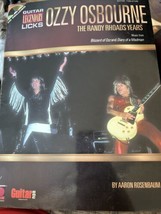 Ozzy Osbourne  The Randy Rhoads Years Songbook Sheet Music SEE FULL LIST... - £44.76 GBP