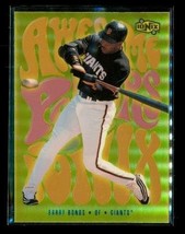 Barry Bonds 2000 Upper Deck Ionix Baseball Awesome Powers Card AP11 Giants - £10.12 GBP