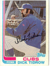 1982 Topps Baseball Card - Dick Tidrow - Chicago Cubs #699 - £1.56 GBP
