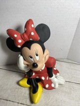 Minnie Mouse Coin Penny Bank Pre-Owned  7” Tall - £15.77 GBP