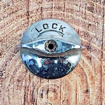 Jaguar XK120 XK140 MK5 MK7 Interior Chrome Round Left Lock Knob OEM Used... - $50.41 CAD