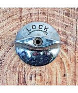 Jaguar XK120 XK140 MK5 MK7 Interior Chrome Round Left Lock Knob OEM Used... - $50.41 CAD