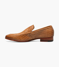 Stacy Adams Winden Moc Toe Perf Slip On Shoes oversized Natural 25645-280 image 4