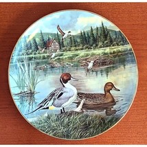 Vintage Edwin Knowles Collector Plate The Pintail Bart Jerner Ducks 1986 #4370B - £16.60 GBP