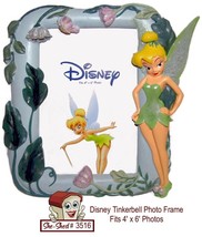 Disney Tinkerbell Photo Frame Fits 4x6 Photos 3D Resin Photo Frame - £15.94 GBP