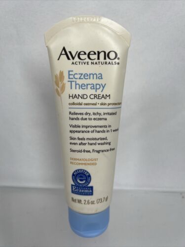 Aveeno Therapy Face & Hand Creme Colloidal Oatmeal 2.6 oz ￼ Discontinued Rare - $15.99