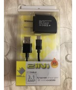Modes Wireless Universal 2 In 1 Dual USB Ports Travel Charger Adapter  - $13.66 CAD