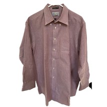 Jeremy Slade Men’s Long Sleeve Shirt 17 1/2 X 34 Cotton/polyester Purple... - $30.00