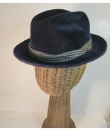Stetson Black Fedora Size 7 3X Beaver Felt - $85.00