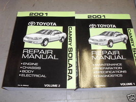 2001 TOYOTA CAMRY SOLARA Service Repair Shop Workshop Manual Set OEM - $99.99