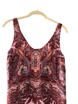 J.Crew Top Silk Pink Purple Paisley Lined Open Tank Top Size 0 - $10.88