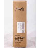 Mugig Adjustable Guitar Strap – Black Nylon, Maltese Cross Detail - $14.96