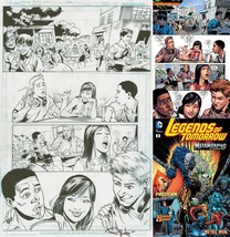 Gerry Conway Firestorm Legends of Tomorrow #2 Pg. 7 Original Art Eduardo Pansica - $98.99