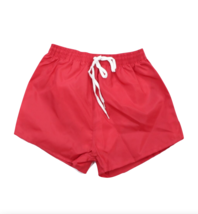 NOS Vintage 90s Mens Small Lined Nylon Running Jogging Soccer Shorts Red 3&quot; - $29.65