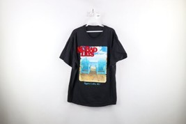 Vtg 90s Streetwear Mens Large Faded Spell Out No Bad Days Beach T-Shirt Black - £23.84 GBP
