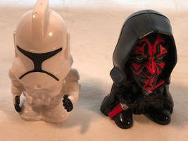 2 Star Wars Toys Windup New Order Stormtrooper And Darth Maul Burger King - £11.73 GBP