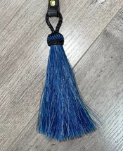 Kempton &amp; Co. horse hair tassel key ring in Blue - size One Size - £25.01 GBP