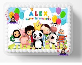 ABC Kids Preshool Birthday Edible Image Edible Birthday Cake Topper Fros... - £13.12 GBP