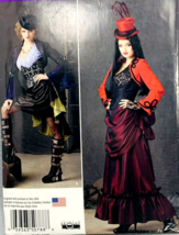Simplicity S0788 Steampunk Costume Pattern Bolero Corset Skirt Bustle 6 ... - $18.59