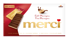 Storck Merci Marzipan Chocolates - 100 G ( 4 Bars Inside ) -FREE Shipping - $9.75