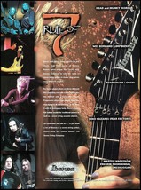 Ibanez RG 7-string guitar ad with Korn Limp Bizkit Orgy Fear Factory Meshuggah - £2.98 GBP