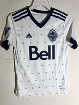 Adidas Youth MLS Jersey Vancouver Whitecaps Team White sz S - £6.58 GBP