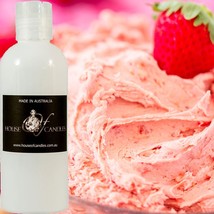 Strawberry Buttercream Scented Body Wash/Shower Gel/Bubble Bath/Liquid Soap - £10.22 GBP+