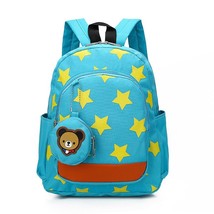 Stars Printing Nylon Children Backpacks Kids Kindergarten School Bags Backpacks  - £35.75 GBP