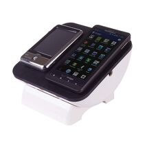 Mini Phone Charging Stand &amp; Cable Organizer Tiltable Non-Slip Desk Holde... - $12.25