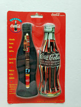 Vtg Coca Cola Collectible Ceramic Roller Ball Pens Coca Cola Bottle Gift Tin U42 - £6.38 GBP