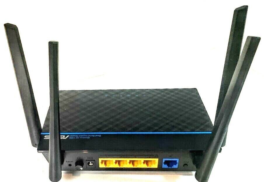 ASUS 4 Port Gigabit Router (RTACRH13) Home Networking & Connectivity