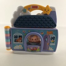 Fisher Price Little People Baby's Day Story Set Book Figure Taking Care of Baby - $24.70