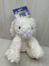 Kellytoy Kellypet kelly pet Dog Toy Plush Cream bunny rabbit textured Squeaky - £13.23 GBP