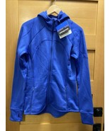 NWT Patagonia Women’s Jacket Stretch Velocity Hoody Blue Large Slim Fit NOS - $108.33