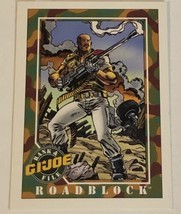 GI Joe 1991 Vintage Trading Card #30 Roadblock - $1.97