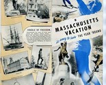 1950 Massachusetts Vacation Brochure Bay State Year Round  - $17.87