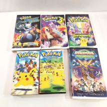 Pokemon VHS Lot 3 MewTwo vs Mew Returns Pikachu Party Great Race Digimon - £26.09 GBP