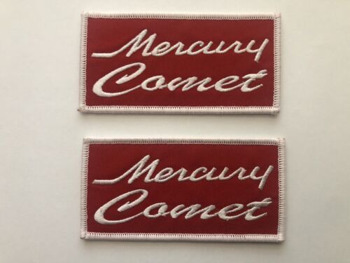 MERCURY COMET RED WHITE SEW/IRON ON PATCH NHRA HOT ROD NASCAR - $12.99