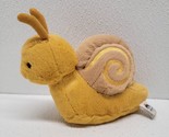 Jellycat Sandy Snail Orange Soft Toy Plush Suitable From Birth 6&quot; - $29.60