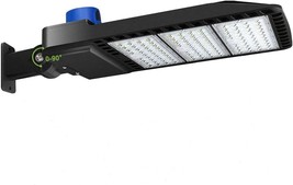 LEDMO 300W LED Parking Lot Lights with Adjustable Arm Mount Dusk-to-Dawn - £197.43 GBP