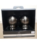 (Set of 2) Cambria Elite Finials Paragon Graphite 265318 5/8&quot; - $20.36 CAD